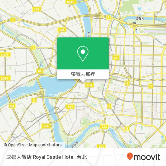 成都大飯店 Royal Castle Hotel地圖