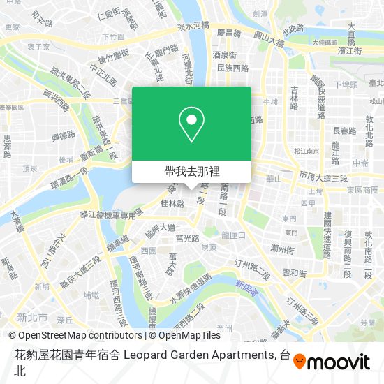 花豹屋花園青年宿舍 Leopard Garden Apartments地圖