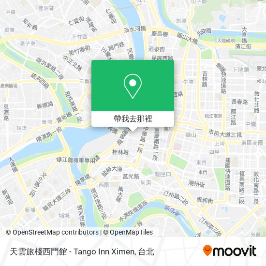 天雲旅棧西門館 - Tango Inn Ximen地圖