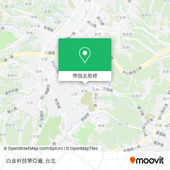 白金科技華亞廠地圖