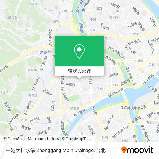 中港大排水溝 Zhonggang Main Drainage地圖