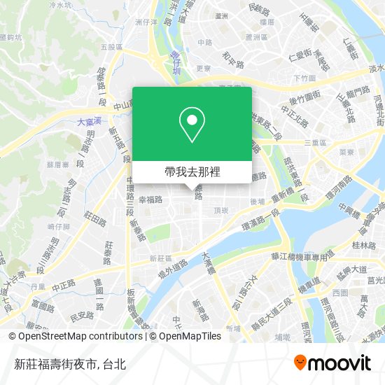 新莊福壽街夜市地圖