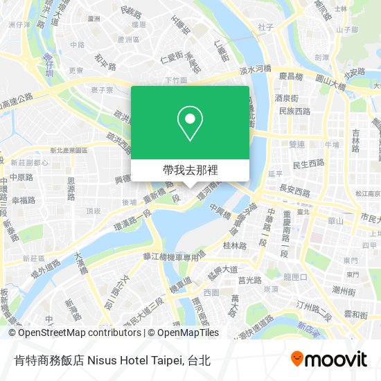 肯特商務飯店 Nisus Hotel Taipei地圖