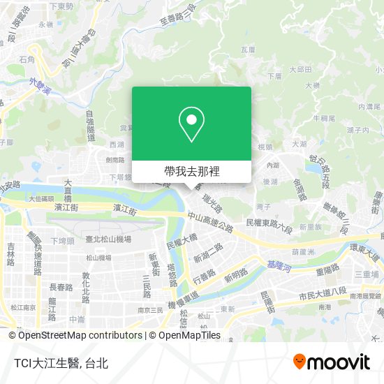 TCI大江生醫地圖