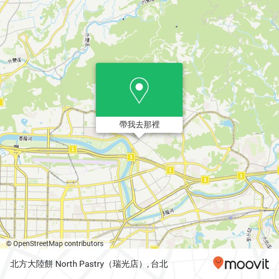 北方大陸餅 North Pastry（瑞光店）地圖