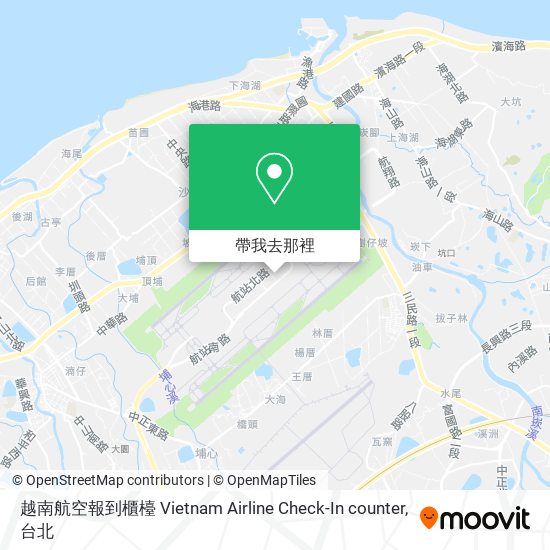 越南航空報到櫃檯 Vietnam Airline Check-In counter地圖