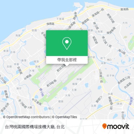 台灣桃園國際機場接機大廳地圖