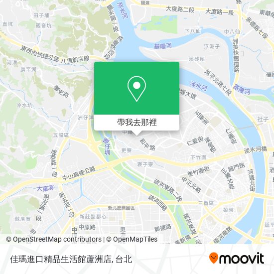 佳瑪進口精品生活館蘆洲店地圖