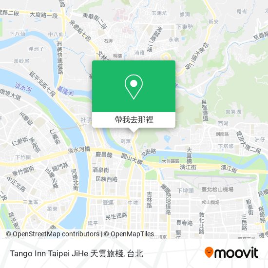 Tango Inn Taipei JiHe 天雲旅棧地圖