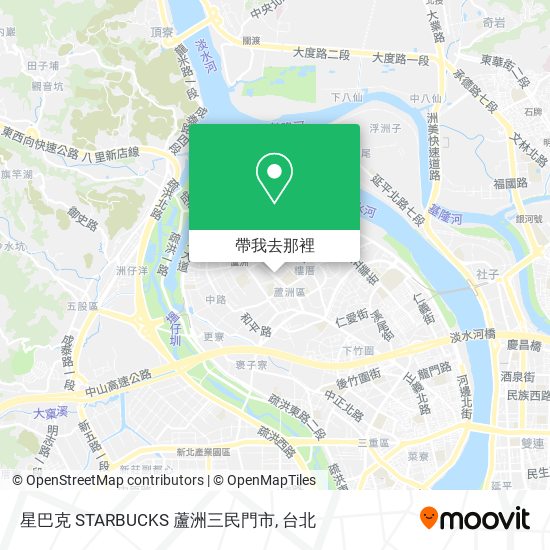 星巴克 STARBUCKS 蘆洲三民門市地圖