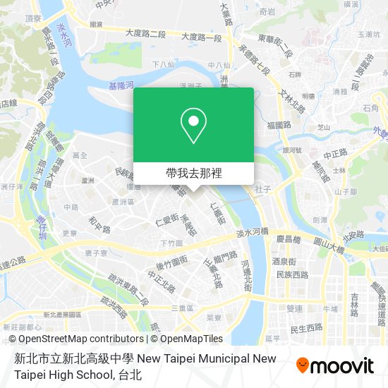 新北市立新北高級中學 New Taipei Municipal New Taipei High School地圖
