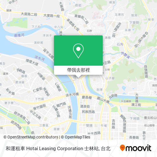 和運租車 Hotai Leasing Corporation 士林站地圖