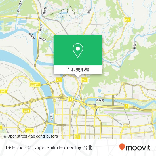 L+ House @ Taipei Shilin Homestay地圖