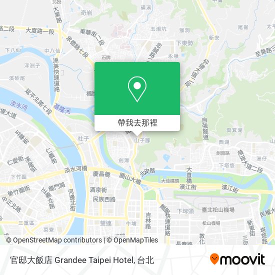 官邸大飯店 Grandee Taipei Hotel地圖