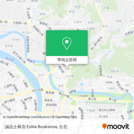 誠品士林店 Eslite Bookstore地圖