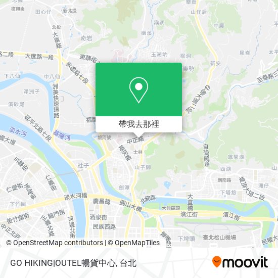 GO HIKING|OUTEL暢貨中心地圖