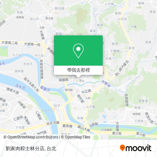 劉家肉粽士林分店地圖