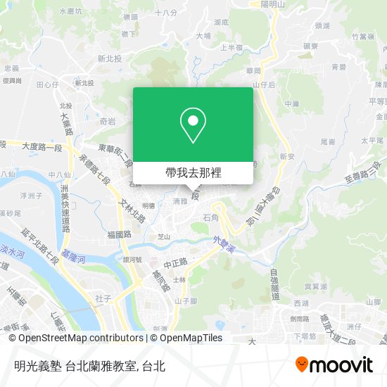 明光義塾 台北蘭雅教室地圖