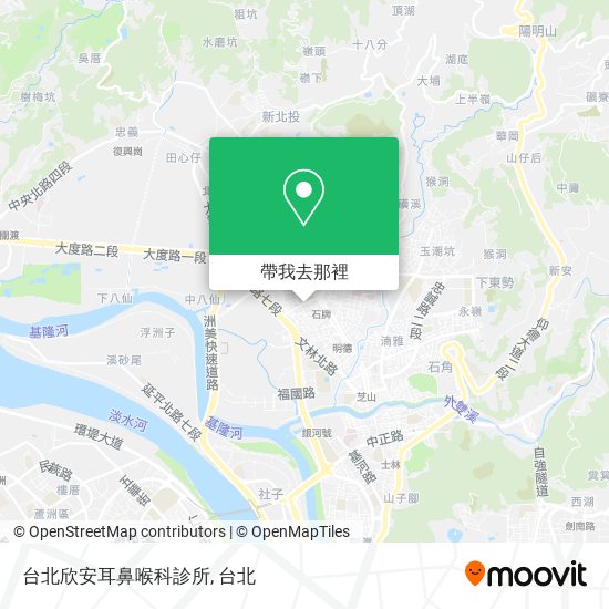 台北欣安耳鼻喉科診所地圖