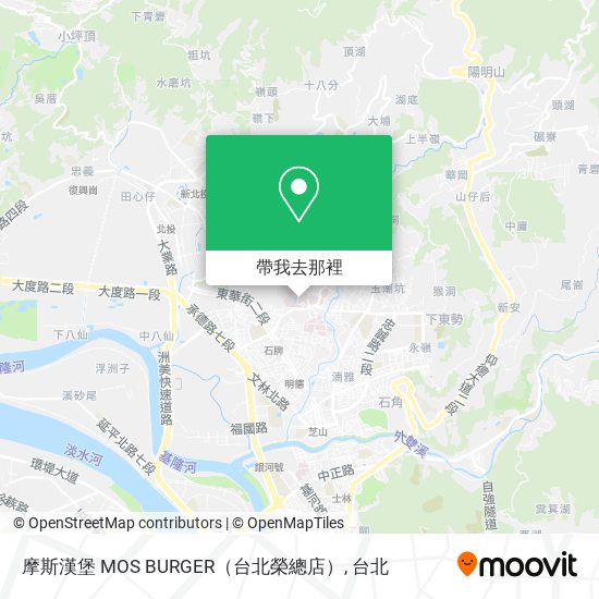 摩斯漢堡 MOS BURGER（台北榮總店）地圖