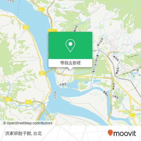 洪家班餃子館地圖