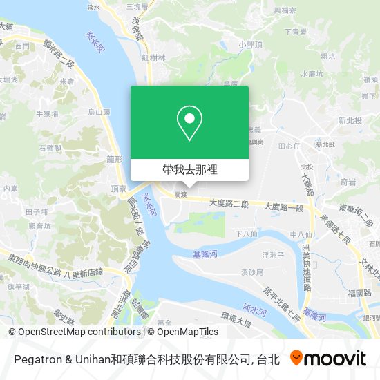 Pegatron & Unihan和碩聯合科技股份有限公司地圖