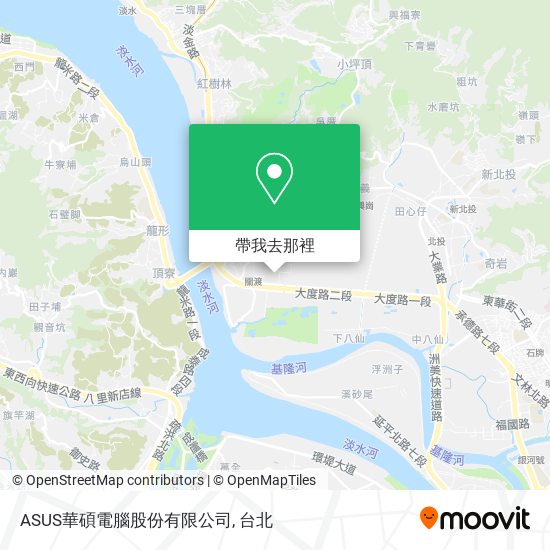 ASUS華碩電腦股份有限公司地圖