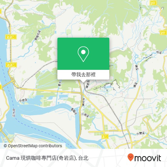 Cama 現烘咖啡專門店(奇岩店)地圖