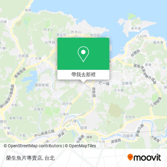 榮生魚片專賣店地圖