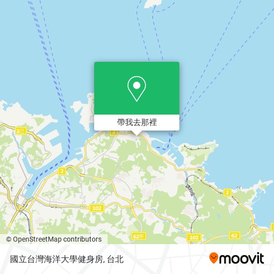 國立台灣海洋大學健身房地圖