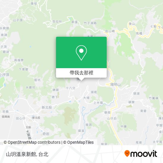 山玥溫泉新館地圖
