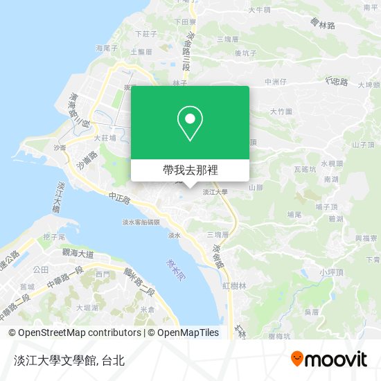 淡江大學文學館地圖