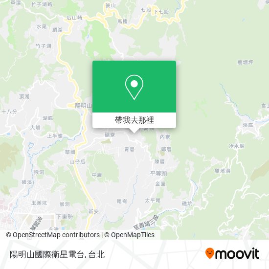 陽明山國際衛星電台地圖