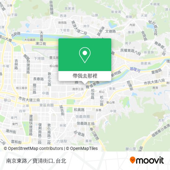 南京東路／寶清街口地圖