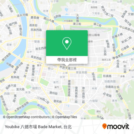 Youbike 八德市場 Bade Market地圖
