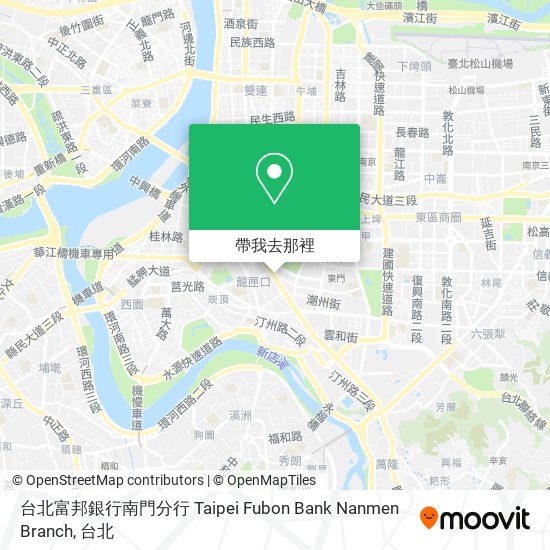 台北富邦銀行南門分行 Taipei Fubon Bank Nanmen Branch地圖