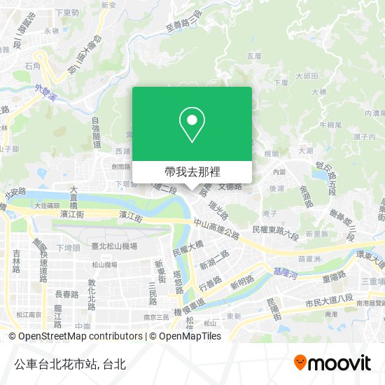公車台北花市站地圖