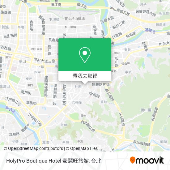 HolyPro Boutique Hotel 豪麗旺旅館地圖