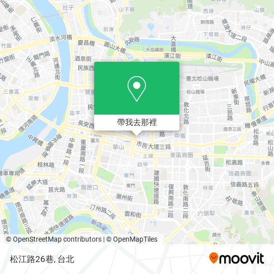松江路26巷地圖