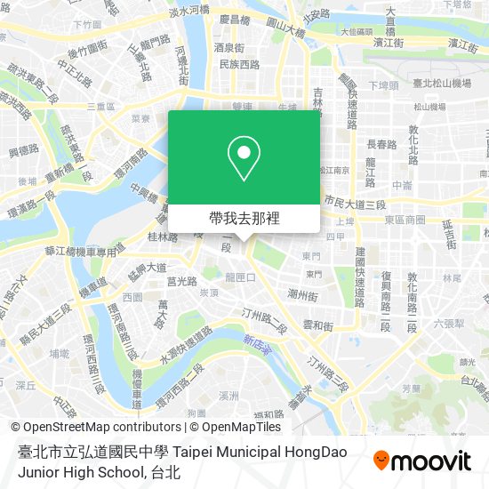 臺北市立弘道國民中學 Taipei Municipal HongDao Junior High School地圖