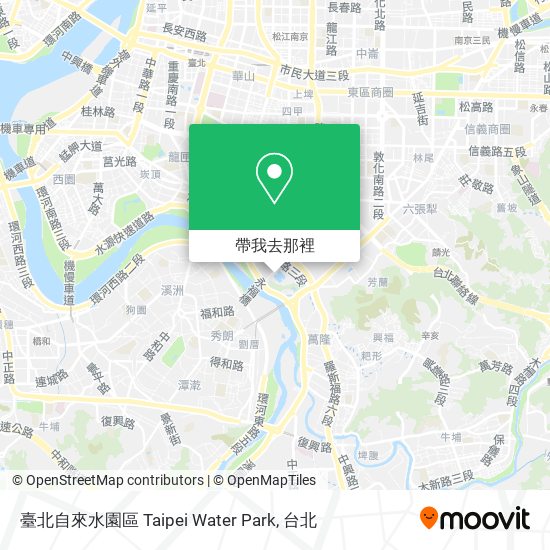 臺北自來水園區 Taipei Water Park地圖
