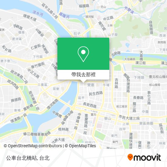 公車台北橋站地圖