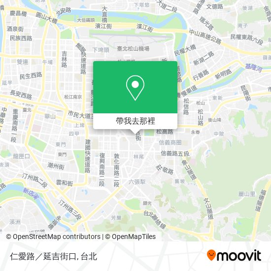 仁愛路／延吉街口地圖
