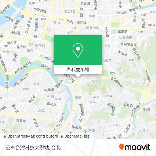 公車台灣科技大學站地圖