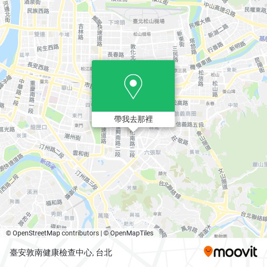 臺安敦南健康檢查中心地圖