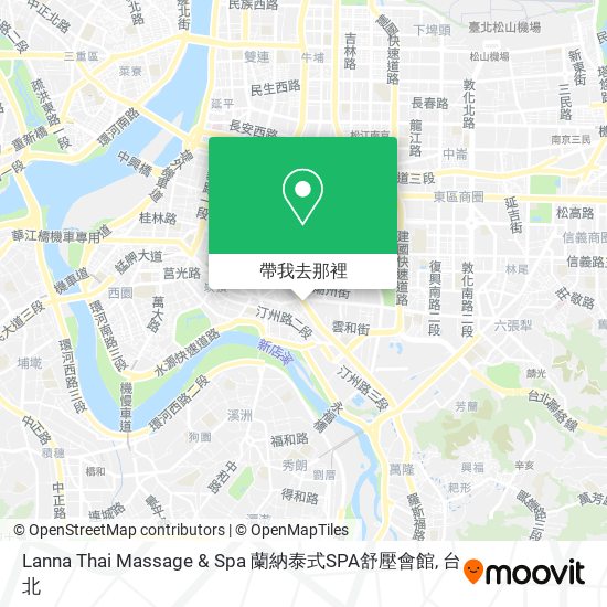 Lanna Thai Massage & Spa 蘭納泰式SPA舒壓會館地圖