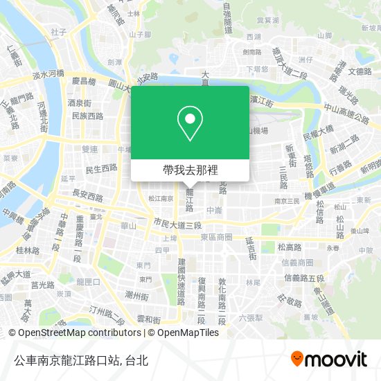 公車南京龍江路口站地圖
