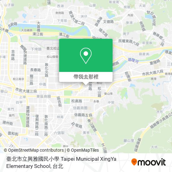臺北市立興雅國民小學 Taipei Municipal XingYa Elementary School地圖