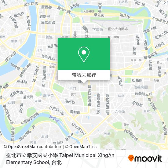 臺北市立幸安國民小學 Taipei Municipal XingAn Elementary School地圖