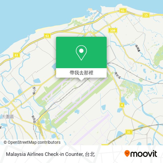 Malaysia Airlines Check-in Counter地圖